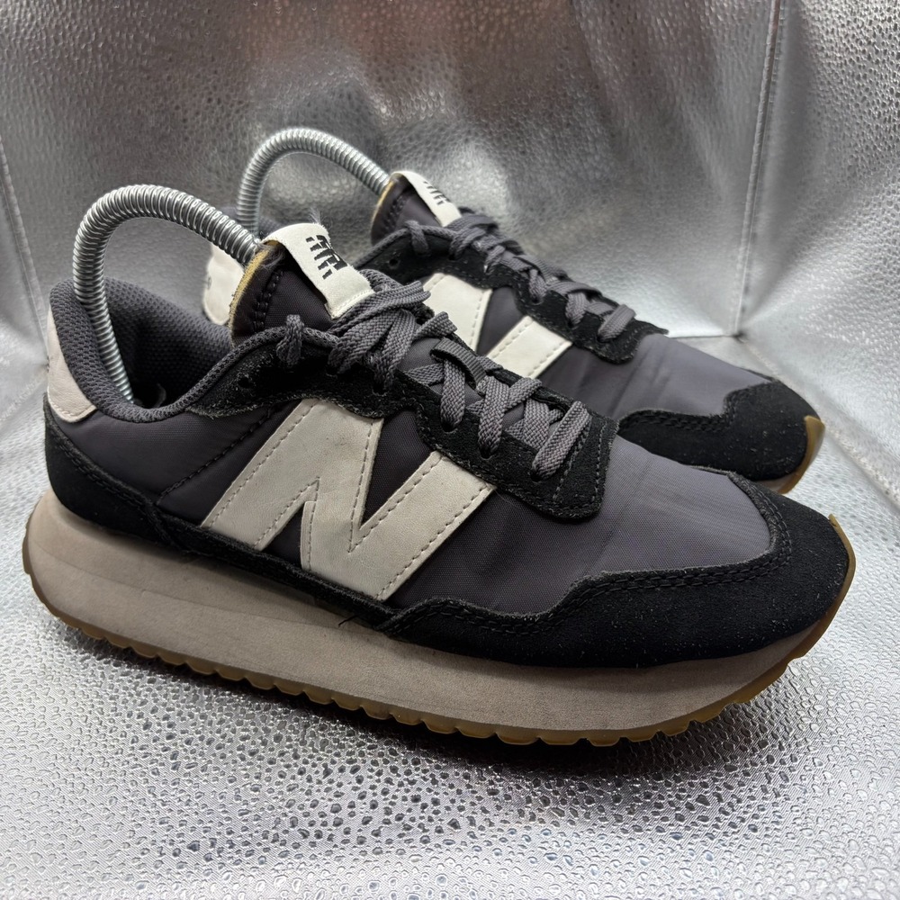 Size 7 New Balance 237 Black Magnet Sea Salt Womens‎ Running Shoes WS237NB